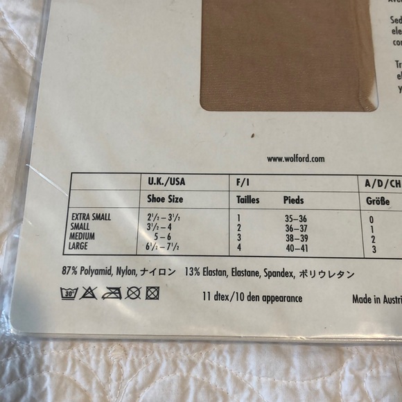 New Wolford Affaire Stocking Nude Sz S - Picture 4 of 4